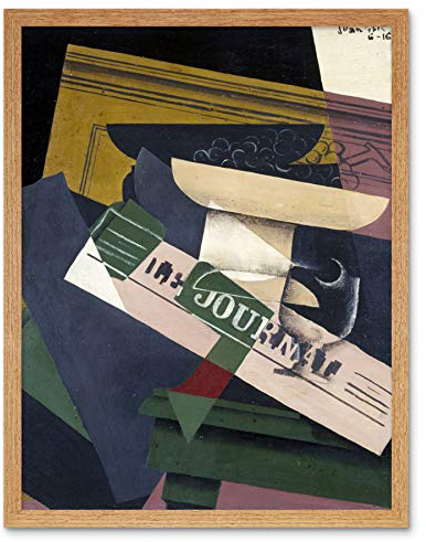 Juan Gris Les Raisins Art Print Framed Poster Wall Decor 12x16 inch Wand Deko