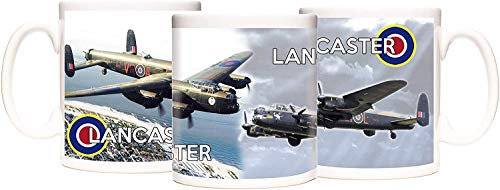 AVRO Lancaster Bomber Geschenk-Tasse Spülmaschinenfest. Keramiktasse, 325 ml, Farbbild