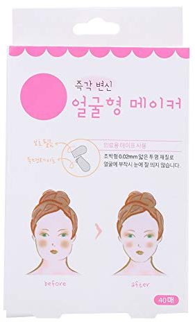 40 Stück Dünne Gesichtsaufkleber, unsichtbarer Face Lift Kleber, unsichtbarer Artefakt Aufkleber Schminke Make up Face Tape Lift Werkzeuge für dünne Kinnpartien magisch kleines Gesicht