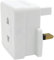 White UK 2 Pin To 3 Pin 1A Fuse Adaptor Plug For Shaver/Toothbrush by Xommerce