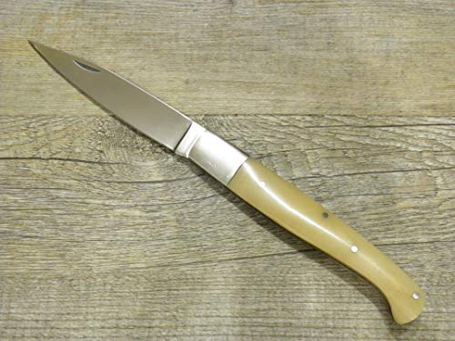 generico Knife Coltello 18,5 CM Tipo Pattada PATTADESA Manico in Osso di Tibia 60321