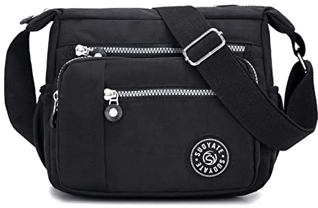 Damen Umhängetasche mit mehreren Taschen, Kuriertasche, Umhängetasche, für den täglichen Einkauf (4)
