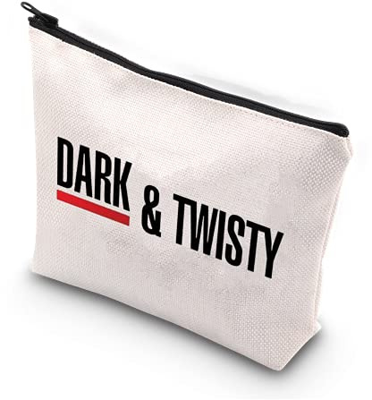 BDPWSS Makeup Bag For Women Dark And Twisty TV Show Inspire Gifts For Nurses Doctor Paramedics Toiletry Bag Travel Pouch (Dark & twisty)