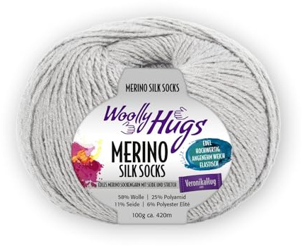 Woolly Hugs Merino Silk Socks ca. 420 m col. 291 100 g