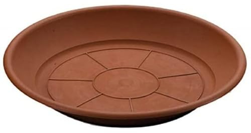 Plato de plato redondo para maceta de plástico, 28 cm de diámetro
