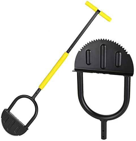 MIVIDE Lawn Edging Tool for Garden Borders, Step Lawn Edger with Long Handle, Edger Garden Edger Tool Gardening Tools for Lawn Edge