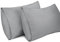 Lirex Lot de 2 Taie Oreiller 40 x 60 cm，100% Coton, Taie d'oreiller Respirantes, Certification Oeko-TEX, Gris Foncé