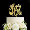 All You Need Is Love Cake Topper, Wedding Cake Topper ,Rehearsal Cake Topper,Anniversary Cake Topper,Best Wedding Party Supplies (All You Need Is Love), Gold