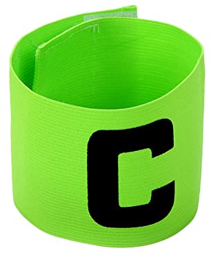 Facynde KapitäNsbinde C D Kinder Armbinde des KapitäNs Football KapitäN Binde Verstellbare Kapitän Fußball FüR Teenagers Und Adulte