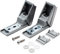 Türgriff Reparaturset Kühlschrank Scharnier für Kühlschrank Türgriffe kompatibel/Ersatz für Liebherr Reparatursatz 9590178 wie 9590190 Türgriff Reparatur silber,Kunststoff,Metall