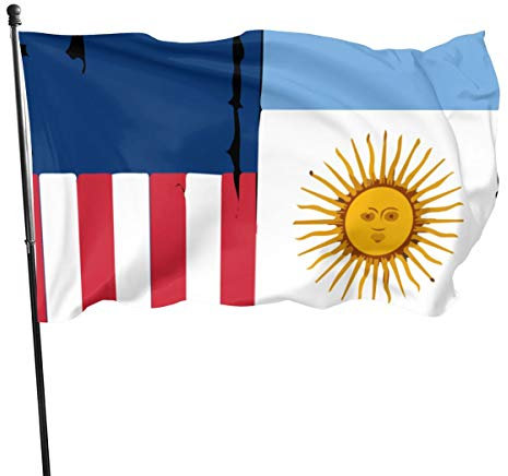Bandera Nautica Bandera Argentina Americana, Bandera Personalizada Banderin Resistente A La Intemperie Bandera Pirata Para Eventos Piratas Cumpleaños 90X150cm