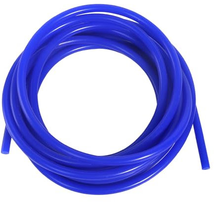 Tuyau En Silicone Durite De Depression, Tuyau à Vide En Silicone 5 m DiamèTre IntéRieur 4 mm pour Moteur Refroidisseur de Véhicule Bleu