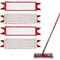 4Pièces pour Vilda UltraMax XL Balai Serpillière Recharge Kit 51x14cm pour Serpillère Vilda Ultramat XL 2en1 Microfibre Absorbante Recharge pour Lavage Sol, Taches de Nettoyage