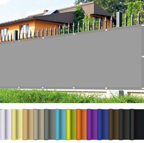 Vela Ombreggiante 250 x 300 cm Impermeabile Giardino Tendalino Vela Tenda con Occhielli Protezione UV 98% Antivento per Esterno Giardino Terrazza Colore, Grigio Chiaro