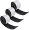 IBXWMNG 3 Rouleaux de Feutrine Autocollante pour Meubles (100cmx2cm), Patins Feutres Protecteurs avec Adhésif Noir,Pour Protéger Vos Planchers, Murs et Meubles de Toute Rayure
