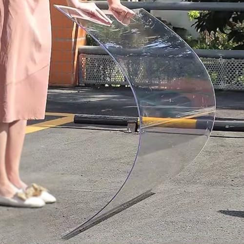 tow000ack Polycarbonat PC-Platte Gewächshausplatte,1mm Dicke Transparente Kunststoff-Dachplatte,Tageslichtplatte,Regendichte/UV-beständige Ersatzabdeckung Für Pergola Carport (1,82m x 6m)