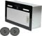 K&H 52cm Dunstabzugshaube, Einbauhaube, LED, 330 m³/h, Schwarzes Glas, BCK-52