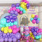 HILAVO Rosa Lila Türkis Gelb Ballon Girlande 132 Stück Regenbogen Bunt Luftballon Girlande mit Metallic Lila Helium Latexballons für Mädchen Magic Neon Hochzeit Babyparty Geburtstag Party Dekoration