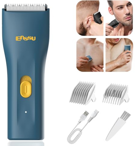 Tondeuse électrique pour homme, tondeuse à poils pubiens rechargeable pour homme et femme