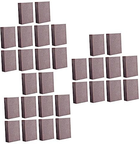 Healvian 30piezas Esponjas De Limpieza De Cocina De Emery para Eliminar y Suciedad De Ollas y Sartenes Eficaz y Duradero Color Marrón