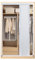 GOCHUSX Schiebetür Falttür, Unsichtbare Ziehharmonika-Schiebetür Mit Drücken Und Ziehen Nach Links Und Rechts, Temporärer Tür-Raumteiler Für Schlafzimmertürschrank(60x110cm(24x43in))