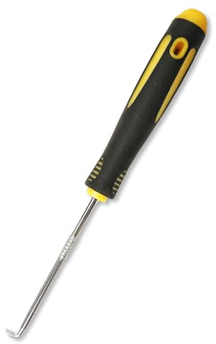 AxcessAbles 6-Inch Cage Nut Tool for Server, AV, and Network Racks – Fast Cage Nut Removal & Insertion | Rubber-Coated Handle | Fits 3/8 Square Hole Rack Rails | Easy Reach Design