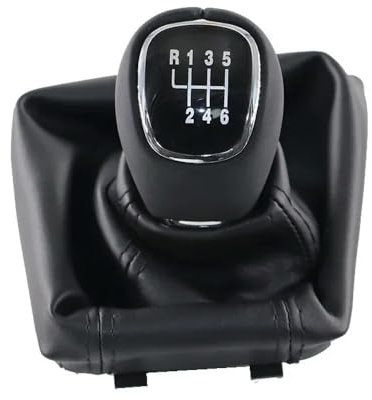 TLYSMG Schaltknauf Hebel Schalter Schaltknauf Schaltknauf Schaltknauf Passt für Skoda für Octavia A7 3 III MK3 2014-2017 Schalthebel Griff 5/6 Geschwindigkeit-6 Speed Set
