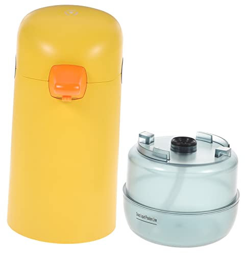 CATIEBYE Automatischer Schaumseifenspender Abs Material Berührungslos Für Kinder Gelb Cartoon Design Freihändig Küche Bad