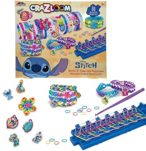 Lexibook, CRA-Z-Loom, Armband-Werkstatt, blau, CRLOOM9D | Elastische Armband-Werkstatt