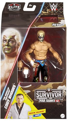 WWE Cody Rhodes (Camo Face Paint) Elite Survivor Series 2025 Toy Wrestling Action Figure