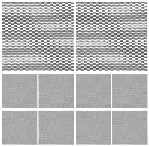 DIYEAH 10pcs Pc Case Dust Cover: Dustproof Gaming Console Dust Cover - High-Efficiency Air Filter Mesh Compatible For Xbox