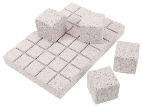 Levemolo 5 Stück Teiliges Nagelpflege Kleintiere mit Vulkanstein und Würfel Multifunktionale Kratz Kaumatte für Kaninchen Meerschweinchen Chinchillas und Igel Veterinär Empfohlenes