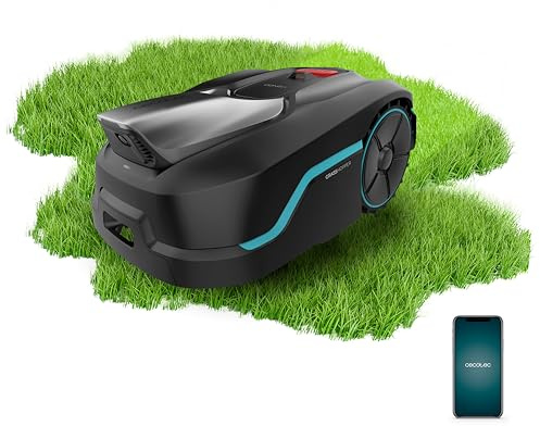Cecotec Mähroboter Ohne Begrenzungskabel Conga Grasshopper 800 ProAI. Kamera-Navigation, bis 800 m², App-Steuerung, 30–60 mm Schnitthöhe, 200 mm Schnittbreite, IPX5 + Regensensor für gepflegten Rasen