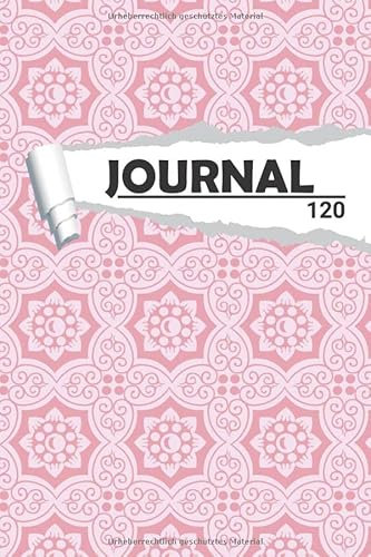 Journal Floral Mandala Muster: Notizbuch I DIN A5 I 120 Seiten I Dot Grip I Organizer I Tagebuch I Skizzen I Handletter (Abstrakte Muster, Band 1)
