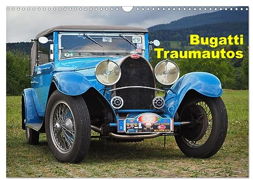 Bugatti Traumautos (Wandkalender 2026 DIN A3 quer), CALVENDO Monatskalender: Die schoensten Autos der grossen Marke Bugatti (CALVENDO Mobilitaet)