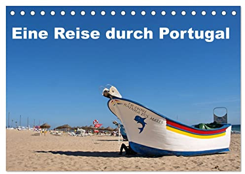 Eine Reise durch Portugal (Tischkalender 2026 DIN A5 quer), CALVENDO Monatskalender: Portugal von Nord bis Süd in farbigen Bildern (CALVENDO Orte)