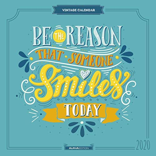 Vintage 2020 - Broschürenkalender (30 x 60 geöffnet) - Wandplaner - Sprüchekalender - Retro - Wandkalender: Broschürenkalender Wandplaner - Sprüchekalender - Retro - Wandkalender