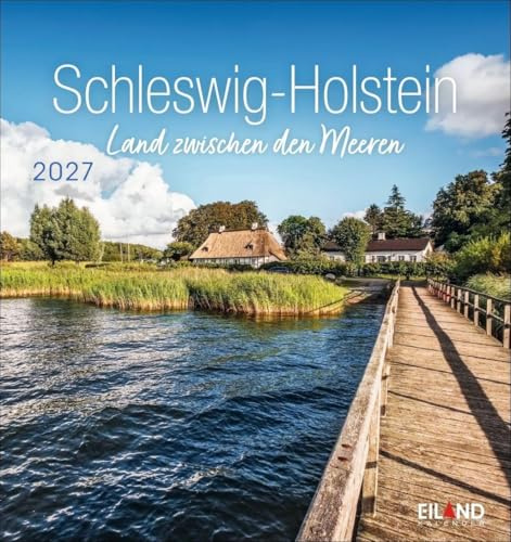 Schleswig-Holstein Postkartenkalender 2027 - Land zwischen den Meeren: 12 Postkarten in einem kleinen stimmungsvollen Foto-Kalender zum Aufstellen oder Aufhängen.