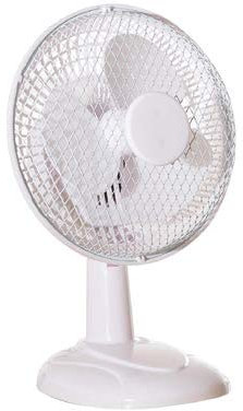 Fine Elements 6 Inch White Desk Fan