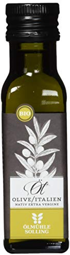 ÖLMÜHLE SOLLING - BIO Olivenöl aus Italien | Natives Olivenöl, vollmundig und fruchtig im Geschmack. Ideal für Pasta, Pizza & Salate sowie für Haut-& Haar | Inhalt: 100 ml