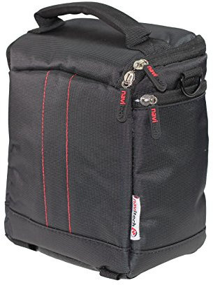 Navitech Black Mini Portable cd Player/Walkman Carry case with Room Compatible with The cd's Compatible with The VIFLYKOO