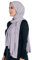 Maxi Hijab Jersey Premium, Kopftuch Schal Turban für Muslimische Frauen (Hellgrau)