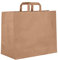 Dila GmbH 250 Papiertragetaschen Papiertaschen Henkeltaschen Tragetaschen Tüten Papiertüten braun recycelbar (32 x 21,5 x 27 cm)