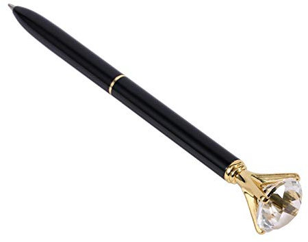Diamant-Stift, Rotgold, Kristall-Kugelschreiber, Bling Metall-Kugelschreiber, Bürobedarf