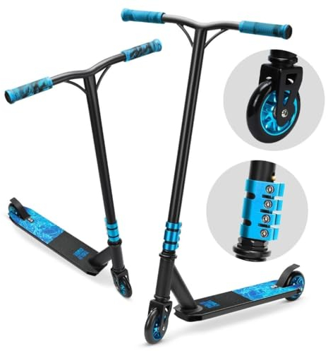BOLDCUBE Deluxe Stunt Roller | Freestyle Scooter mit ABEC 9 | 6+ J. | Für Kinder Jugendliche und Erwachsen