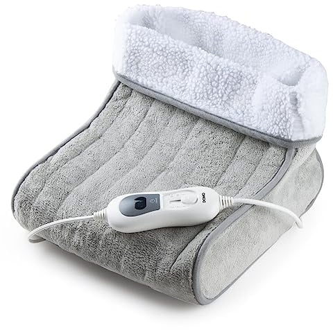 DOMO DO635V Foot Warmer - 3 Positions - Teddy Grey