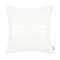BRAWARM Hochwertiger Kissenbezug für Sofa, Couch, Heimdekoration, einfarbig, luxuriöses Kunstleder, handgenäht, 40cm x 40cm Weiß