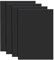 BENECREAT 4PCS Klebende Silikonfolie 30x21 cm Schwarz Rutschfestes Silikonkautschukkissen A4 Größe Für Dichtungen DIY-Material, Abdichtung, Schutz, Abrieb, Bodenbelag, 1 mm Dick