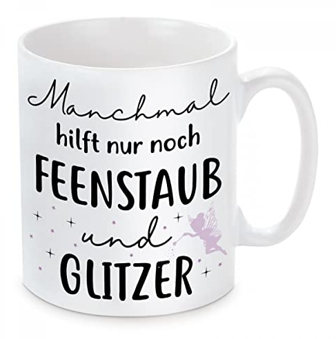 Tasse Modell: Feenstaub und Glitzer