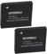 EXTENSILO 2x batteria compatibile con Canon Digital Ixus 310HS, 85is, 95is, 25is, 210, 300HS, 105is, 200is fotocamera (1000mAh, 3,7V, Li-Ion)